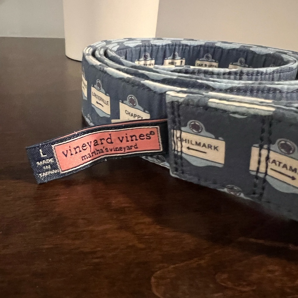 Mens Vineyard Vines Belt Size Large